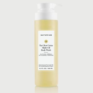 Naturium The Glow Getter Multi-Oil Body Wash Oil-To-Gel Nourishing Cleanser 16.9 FL OZ 500 ML